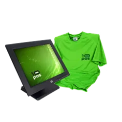 MONITOR TACTIL 10POS 15" TS-15VNEGRO +CAMISETA