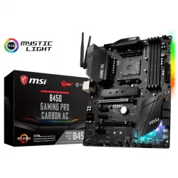 PLACA BASE AM4 MSI B450M GAMING PRO CARBON AC ATX/